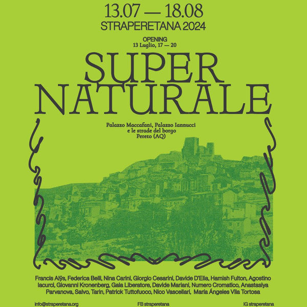 GIOVANNI KRONENBERG | SUPERNATURALE