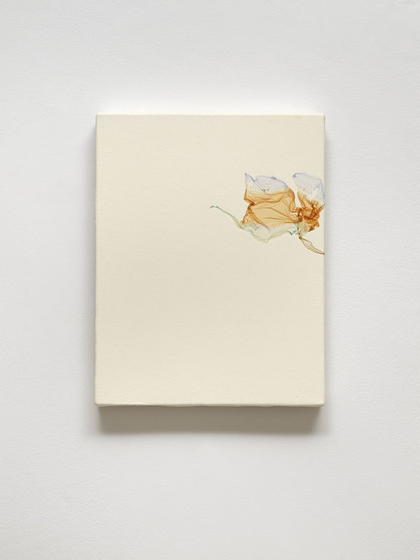 Beatrice Pediconi, Portami il girasole impazzito di luce (after Eugenio Montale, poet), 2024, Polaroid emulsion and acrylic on canvas, cm 35.5 x 28 x 4