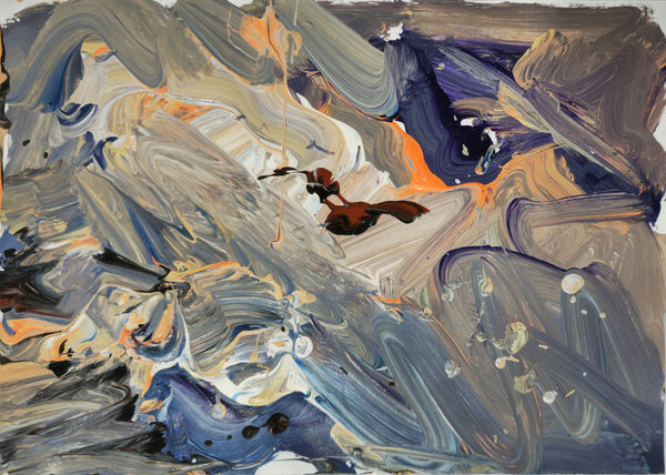 Ghasemi Brothers Untitled, 2024 Acrylic on paper 21 x 29 cm 8 1/2 x 11 1/2 in (GHBR030514)