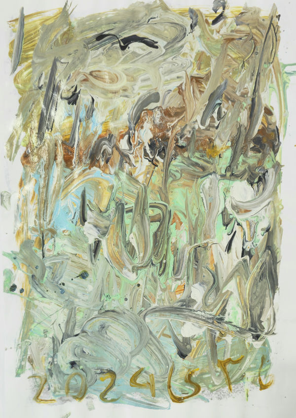 Ghasemi Brothers Untitled, 2024 Acrylic on paper 29 x 21 cm 11 1/2 x 8 1/2 in (GHBR030523)