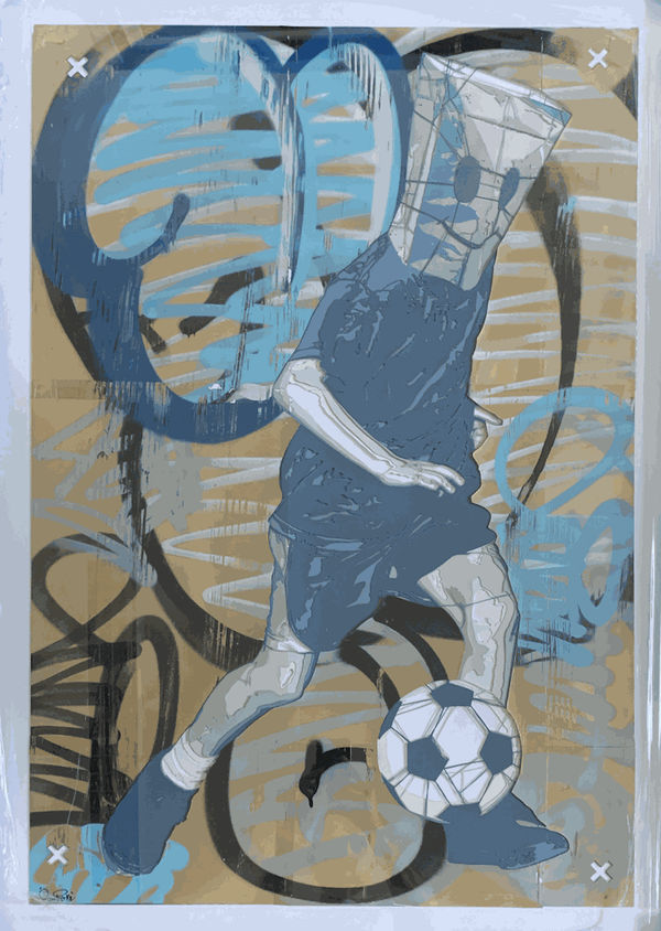 The Beautiful Game Stencil