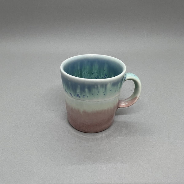Yuta Segawa espresso cup in a duck egg and blush glaze