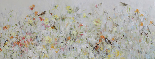 Fletcher Prentice, Pale Yellow Sunflowers, 2020