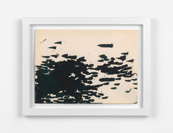 85, 2024 mixed media on reclaimed paper 28.5cm x 37cm (11.2" x 14.6")