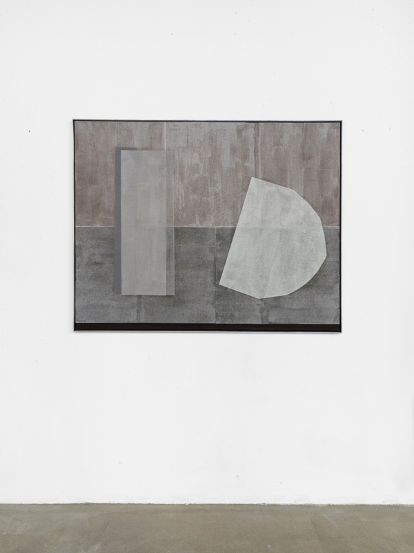 Stillleben VI, paper and pastel on linen 110cm x 140cm (43" x 55")