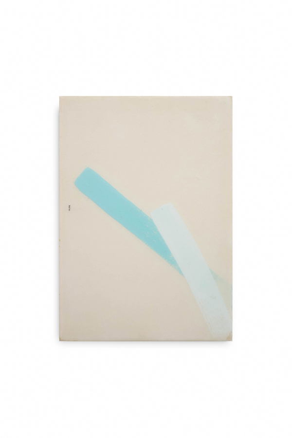 Fraction 12, 2024 mixed media on panel 30cm x 21cm (12" x 8")