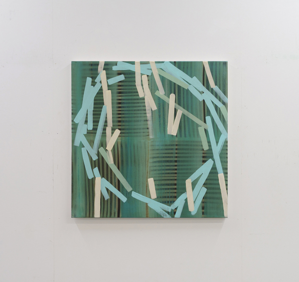 Around II, 2023 Mixed Media 100cm x 100cm (39" x 39")