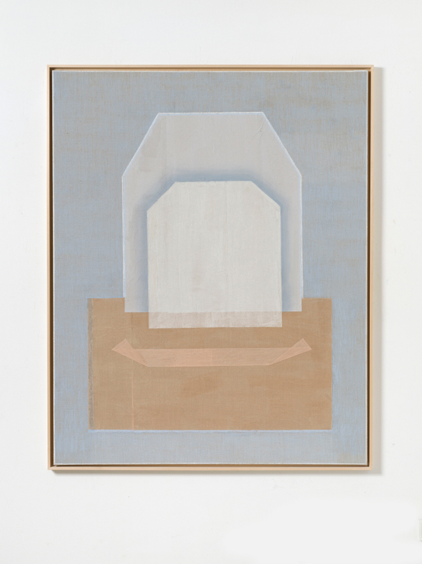 So long, 2023 paper and pastel on linen 150cm x 120cm (59" x 47")