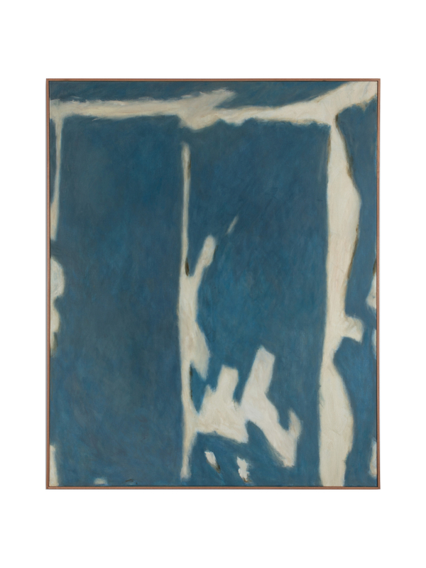 Blue Field, 2024 acrylic on linen 160cm x 130cm (63.0" x 51.2")