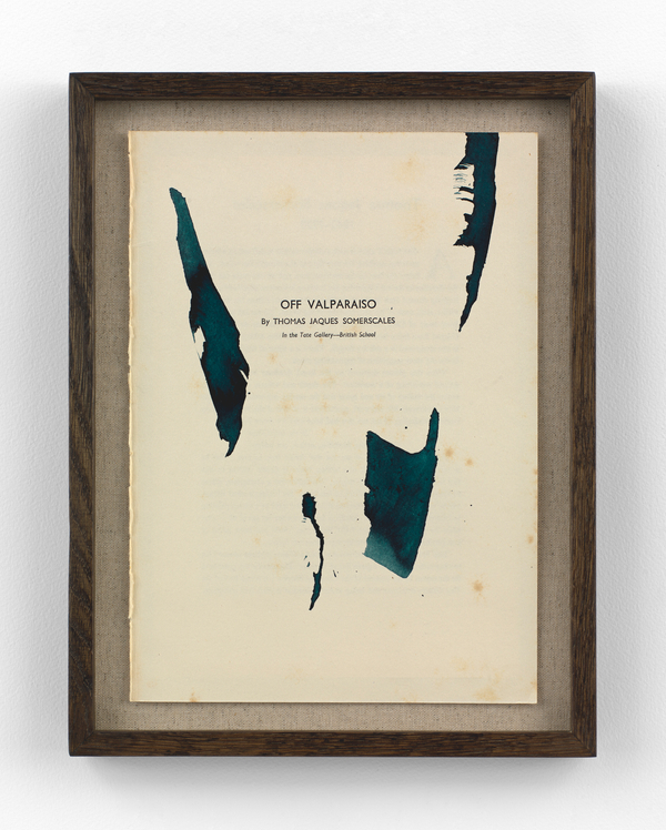 Off Valparaiso, 2023 Mixed media on paper 35.5cm x 27cm (14" x 11")