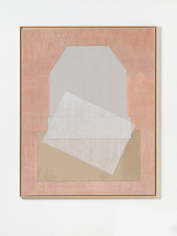 Flipside, 2023 paper, pastel, oil pastel, linseed oil and pigment on linen 150cm x 120cm (59" x 47")