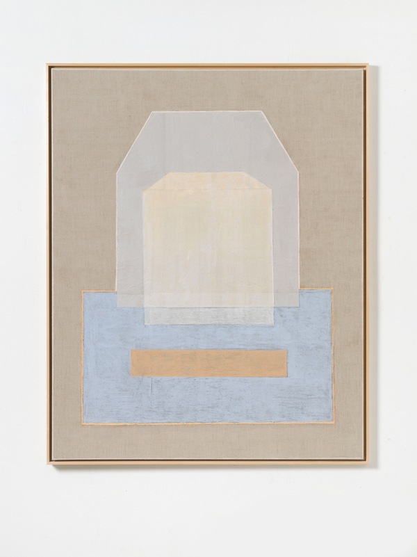 Dusk till dawn, 2023 paper and pastel on linen 150cm x 120cm (59" x 47")