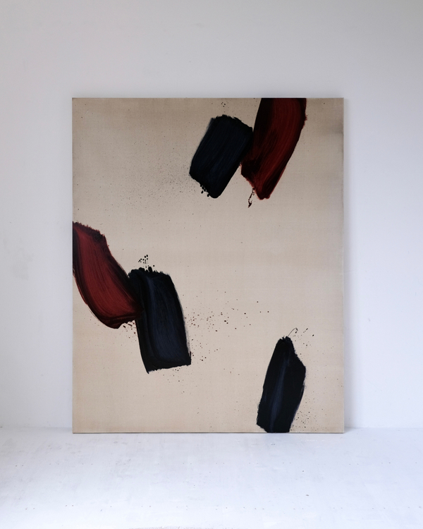 Untitled 9 oil on canvas 160cm x 125cm (63" x 49")