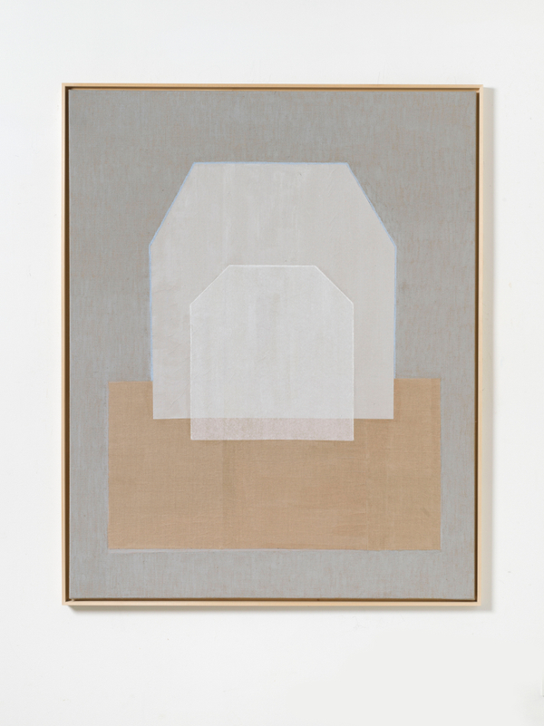 Still, 2023 paper and pastel on linen 150cm x 120cm (59" x 47")