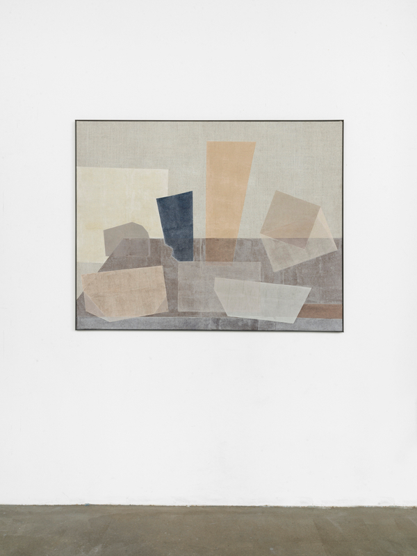 Stillleben II , paper on linen 110cm x 140cm (43" x 55")