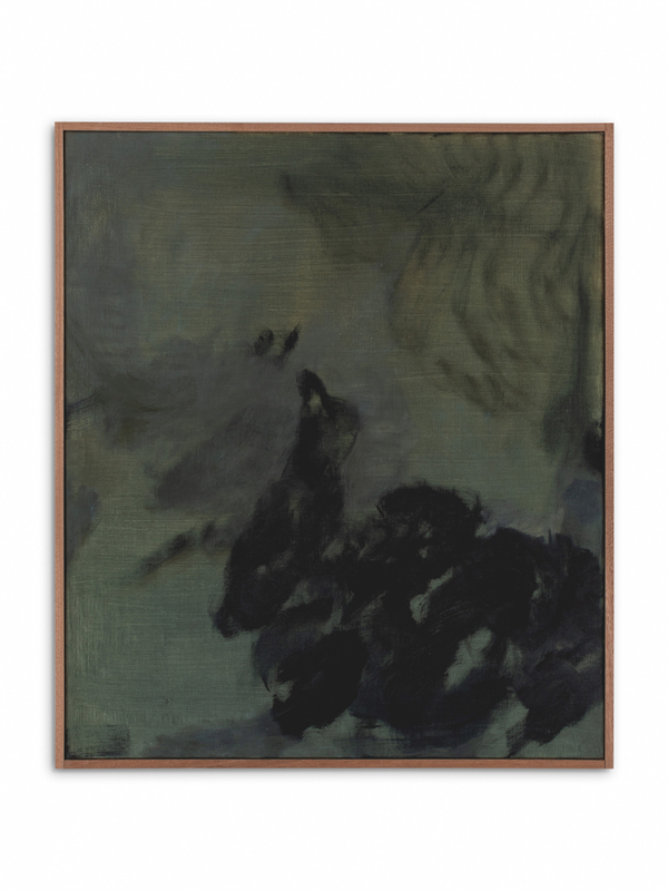 Little Wales Green, 2023 acrylic on linen 70cm x 60cm (27.6" x 23.6")