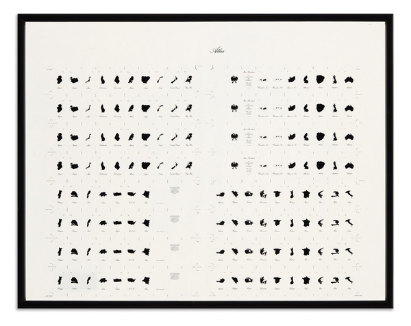Marcel Broodthaers, Atlas, 1975