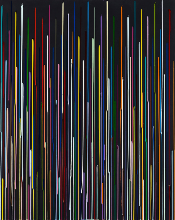 Ian Davenport, Staggered Lines: Flanger, 2013