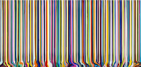 Ian Davenport, Colorfall: Cutout, 2013