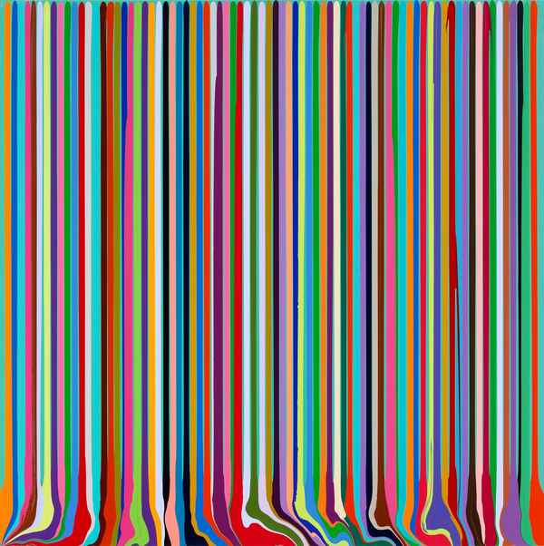 Ian Davenport, Puddle Painting: Green, 2009