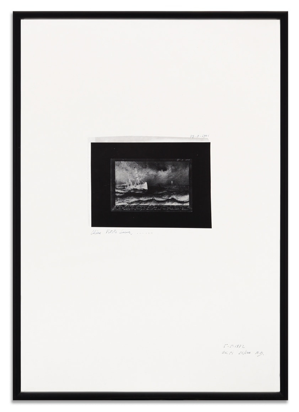 Marcel Broodthaers, Chère petite soeur, 1972