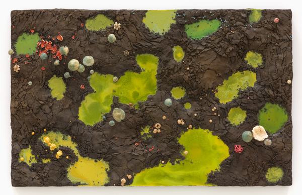 Roxy Paine, Large Green Pools, 2021