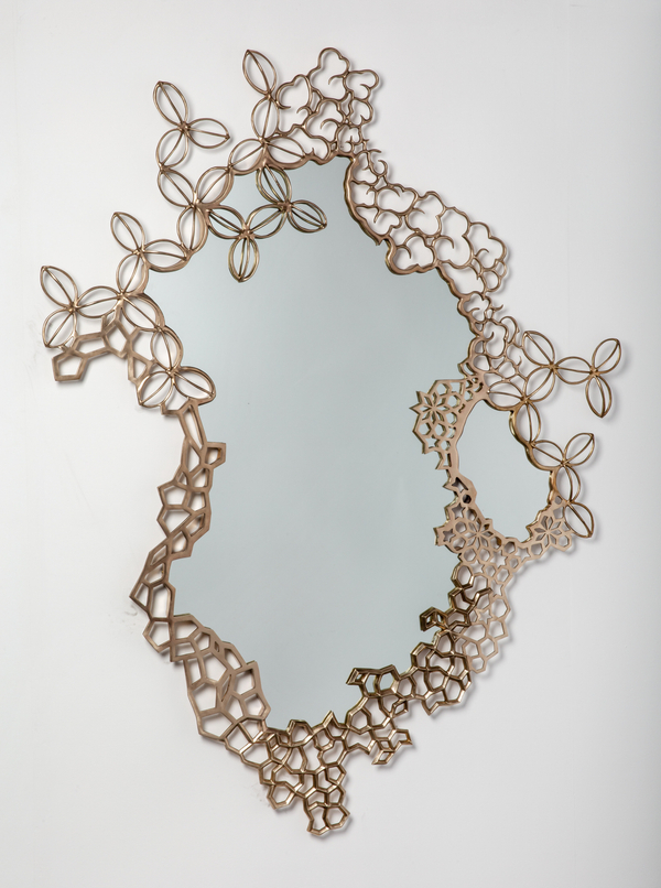 David Wiseman, Large Pattern Mirror, 2018