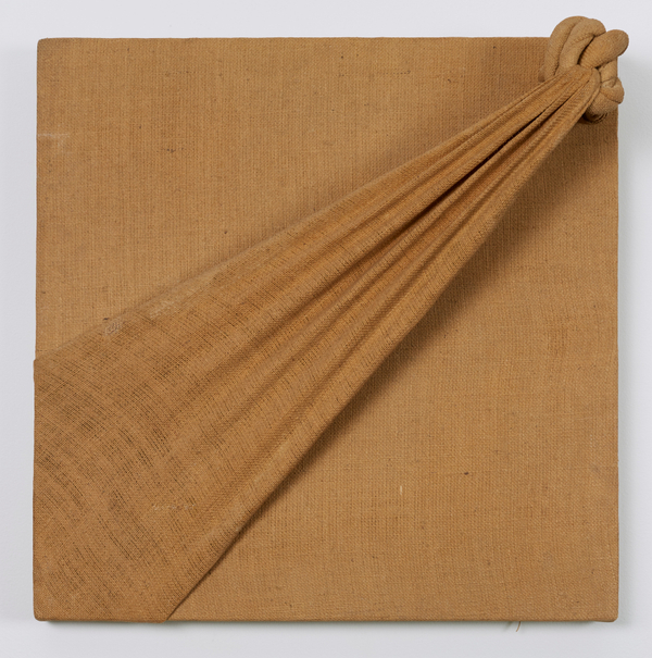 Jorge Eielson Quipus 55 T-11973 Folded canvas on board 19 ¾ x 19 ¾ in. (50.2 x 50.2 cm)