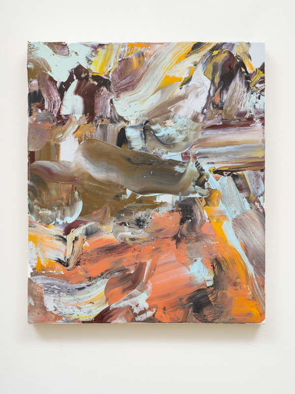 Richard Patterson The Cliffs at Dieppe2019 Oil on linen 16 x 13 1/2 in. / 40.6 x 34.3 cm