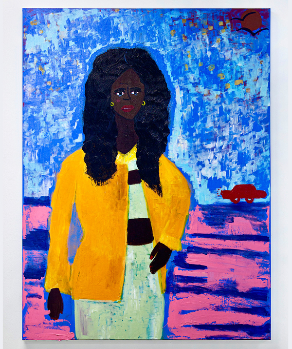 Cassi Namoda Maria's free spirit2020 Acrylic on canvas 48 x 36 in. / 121.9 x 91.4 cm