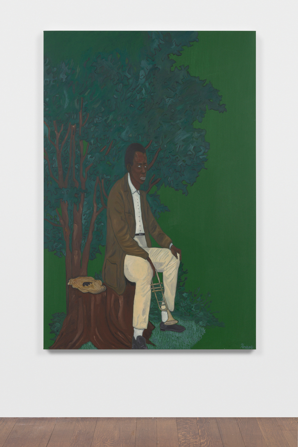 Honor Titus Dewey Would Go2020 Oil on canvas 72 x 48 in. (182.9 x 121.9 cm)