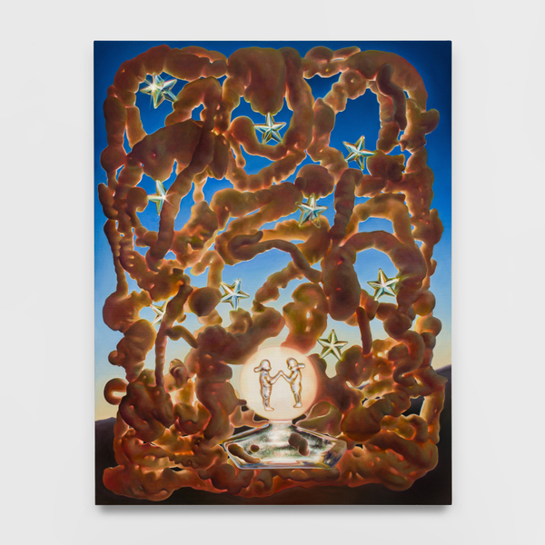 Lauren Satlowski Big Intestine2025 Oil on linen 64 x 50 in. (162.6 x 127 cm)