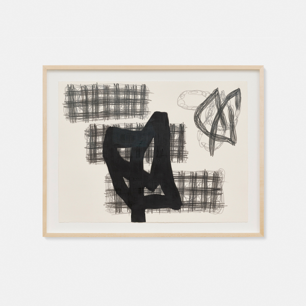 Jonathan Lasker Untitled1990 Graphite, crayon, and acrylic on paper 22 ¼ x 30 in. (57 x 76 cm)
