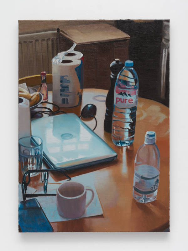 Mike Silva Kitchen Table2021 Oil on linen 26 x 40 in. (66 x 101.6 cm)