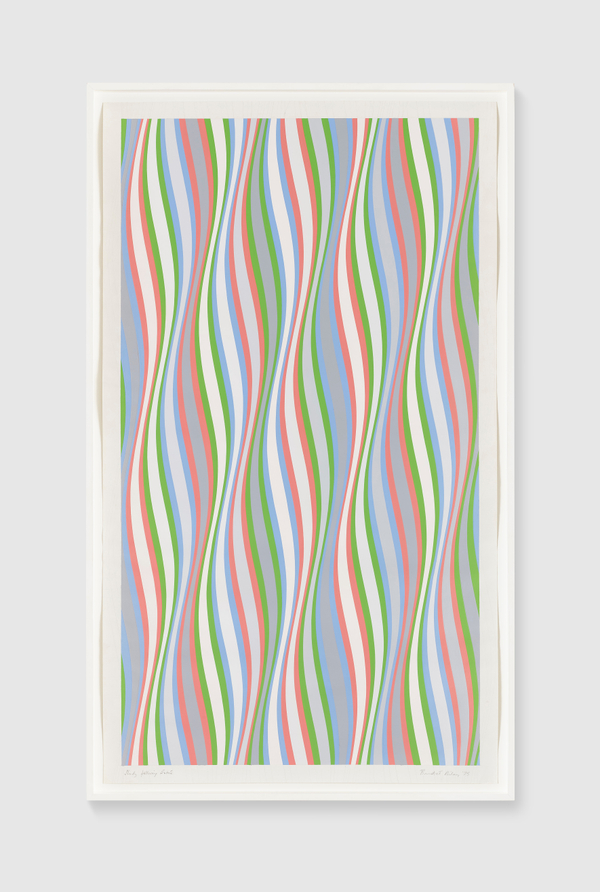 Bridget Riley, Study following Entice, 1975