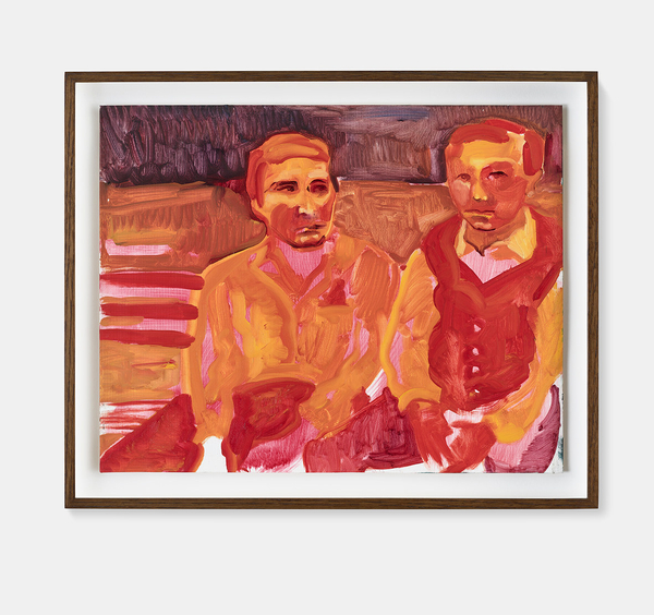 Antonia Showering First Time Lonely Guy2017 Oil on paper 16 1/8 x 20 1/8 in. / 41 x 51 cm