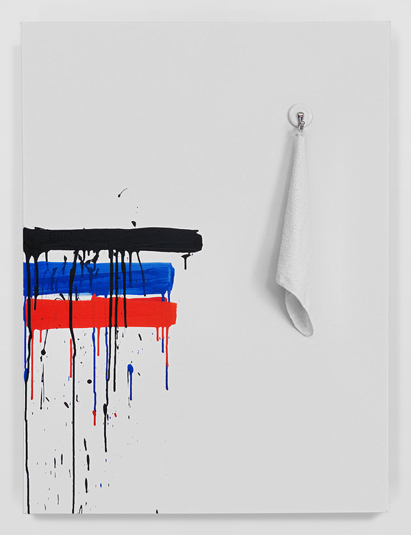 Josephine Meckseper IGA I2014 Mixed media and acrylic on canvas 40 x 30 in. (101.6 x 76.2 cm)