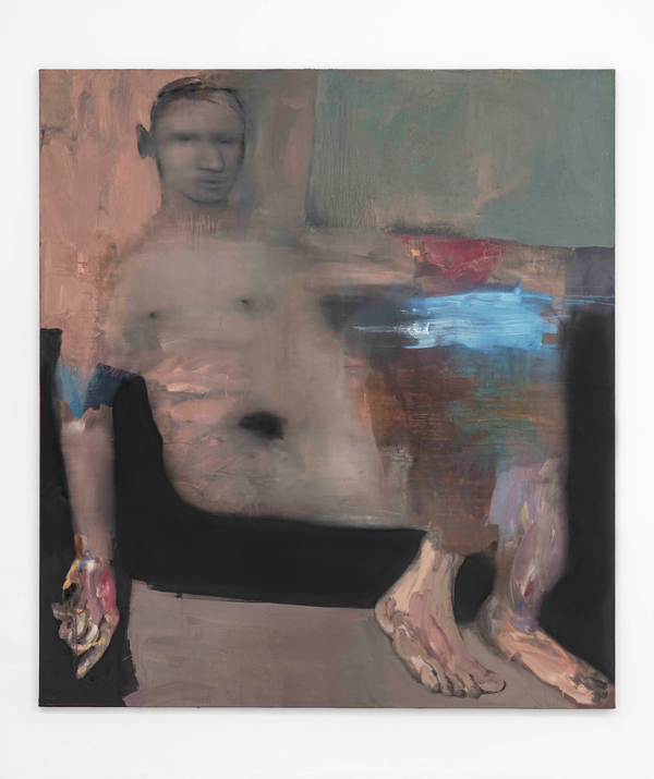 George Rouy False Window2021 Acrylic on canvas 99 1/4 x 88 5/8 in 252 x 225 cm