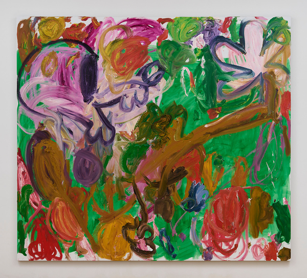 Armen Eloyan Green Grass 82023 Oil on linen 112 ¼ x 126 ⅛ in. (285 x 320.5 cm)