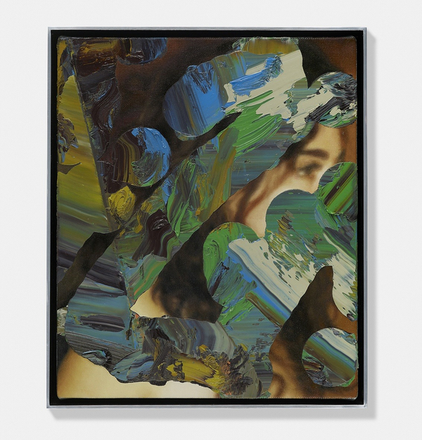 Richard Patterson Christina by the River2015 Oil on canvas 12 x 10 in. 30.5 x 25.4 cm