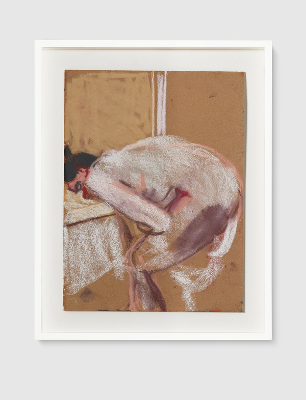 Chantal Joffe Self-Portrait After the Bath (After Degas) III2015-2020 Pastel on paper 15 3/4 x 11 3/4 in./ 40 x 30 cm