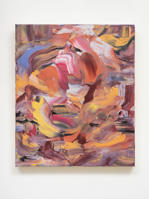 Richard Patterson The Poet Gardener2019 Oil on linen 16 x 13 1/2 in. / 40.6 x 34.3 cm