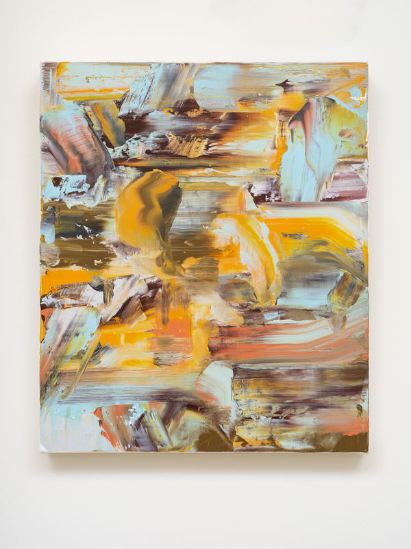 Richard Patterson Mirage2019 Oil on linen 16 x 13 1/2 in. / 40.6 x 34.3 cm