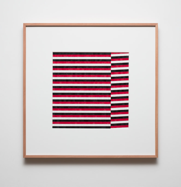 Gabriel de la Mora 1,198 I2019 Pigmented turkey feathers on museum cardboard 23 5⁄8 × 23 5⁄8 in. (60 × 60 cm)