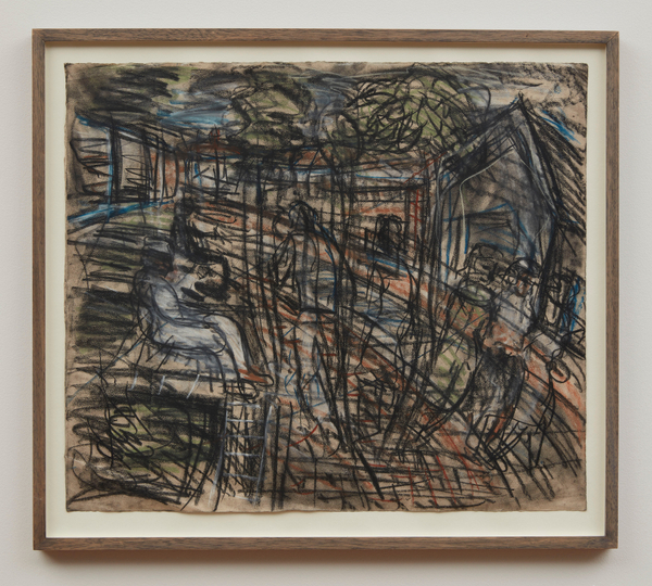 Leon Kossoff, Street in Willesden No.2, 1982