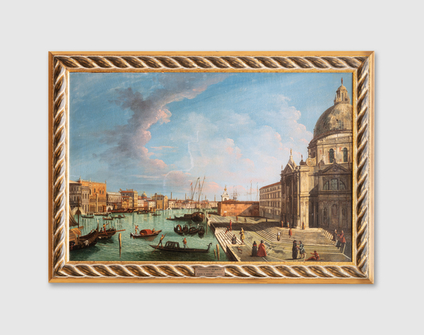 Painting depicting the Venice's lagoon