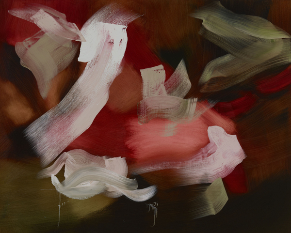 Pink Angels for Delacroix oil on canvas 122cm x 152cm (48" x 60")