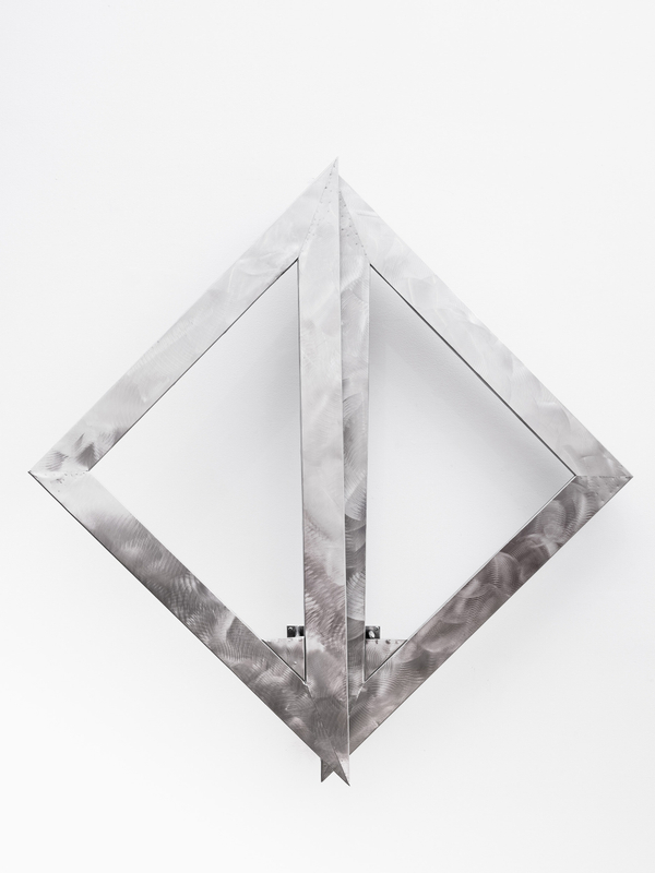 George Rickey, Unstable Squares Diagonal Wall, 1981