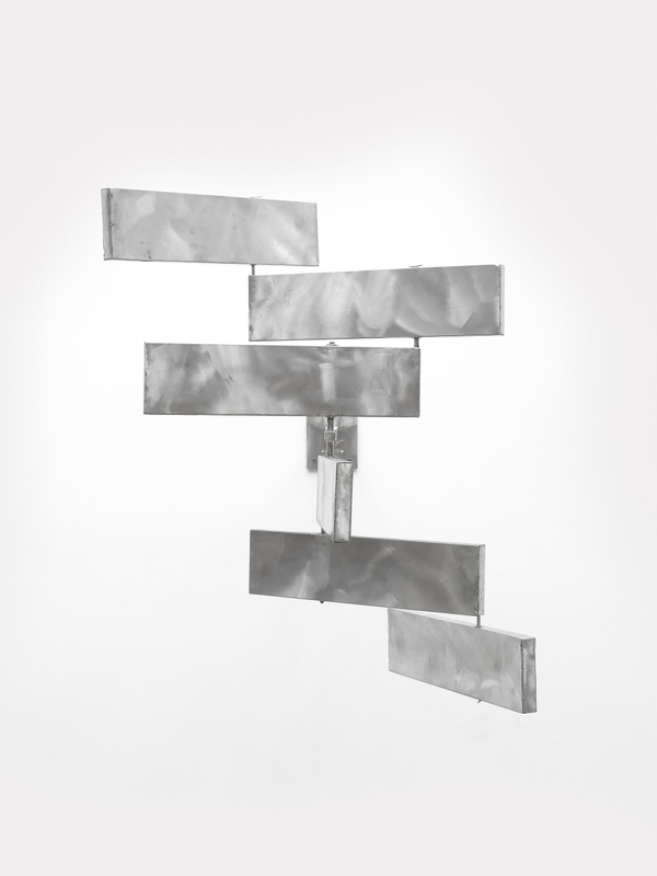 George Rickey, Six Rectangles Horizontal Jointed - Wall, 1991