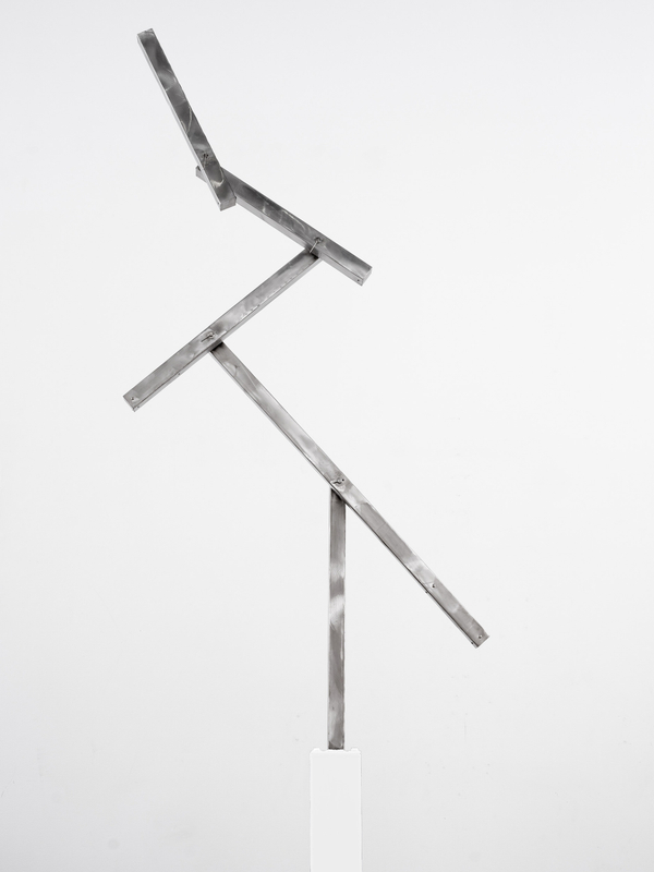 George Rickey, Four Lines Diagonal Jointed, 1988